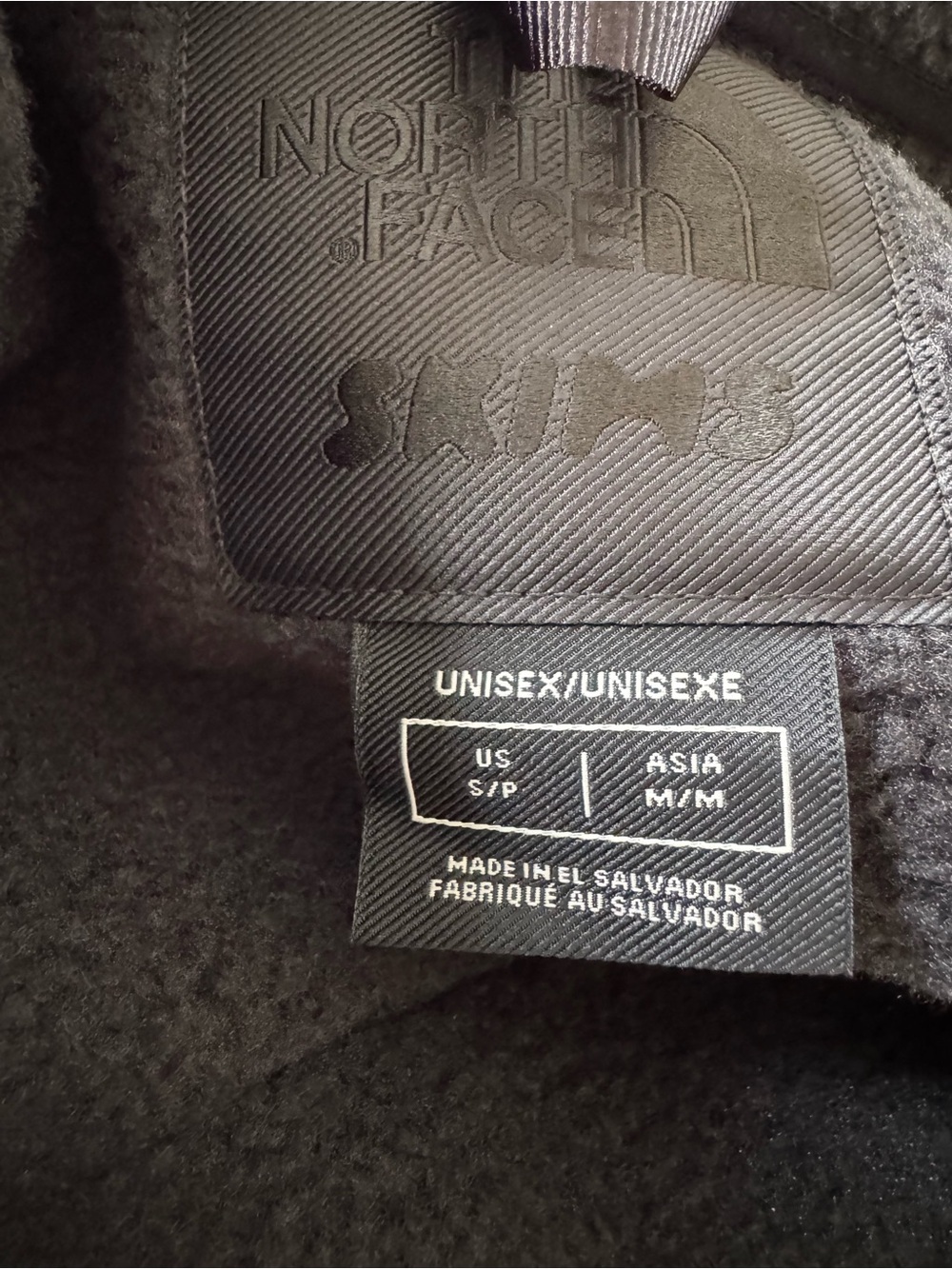 North Face x SKIMS collection, 1995 Denali Fleece Jacket. Gunmetal SZ S. NWT - Picture 10 of 12